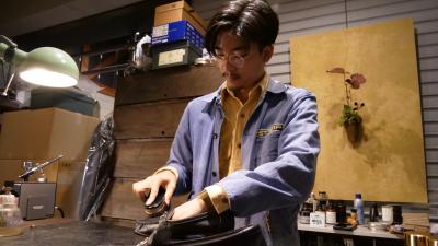 エリア・レポート「靴磨き 山岸賢治」